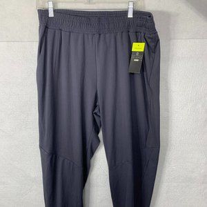 Balance Collection Men's Size Large Athletic/Jogger Pant Gray Adjustable Waist